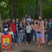 Команда Гулькевичской казачьей молодежи на форуме 