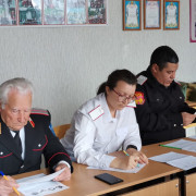 Участие казаков и казачат в общественно-просветительской акции «Казачий диктант»