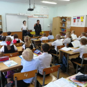 «Русичи» в гостях у четвероклассников