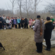 Митинг, посвящённый 80-летию со дня расправы гитлеровцев над мирными жителями Крымского района