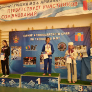 В Армавире прошел турнир Краснодарского края по тхэквондо.