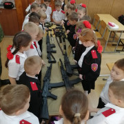 Атаман в гостях у казачат СОШ №3 им. А.В. Кривцова