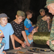 2-ой день во время летних учебно-полевых сборов «Казачья застава»