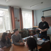Встреча казачат со студентом Ставропольской медицинской академии 