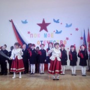 Конкурс инсценированной песни «Пою моё Отечество» в МБОУ СОШ № 16 