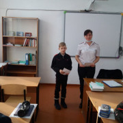 Занятие с казачатами