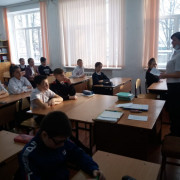 Занятие с казачатами