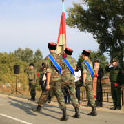 Казачья молодежь на военно-полевом сборе казаков