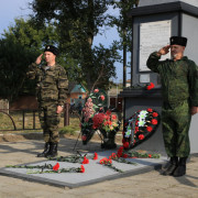 Казачья молодежь на военно-полевом сборе казаков