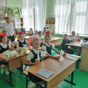 Первый урок в казачьей школе