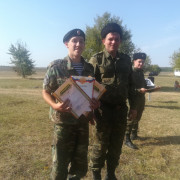 Казачья молодежь на военно-полевом сборе казаков