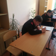В казачьей школе встречали гостей