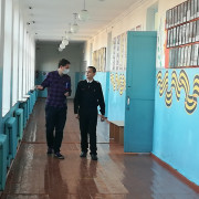 В казачьей школе встречали гостей