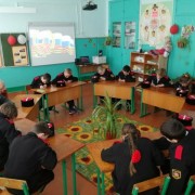 Отчет о мероприятиях, проведенных в рамках месячника оборонно-массовой и военно-патриотической работы обучающимися 4 объединения казачьей направленности  МБОУ СОШ № 24 х. Чаплыгин. 