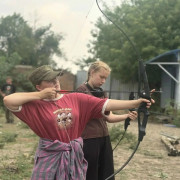 Юные казачата из военно-патриотического клуба «Русичи» продолжают активные тренировки
