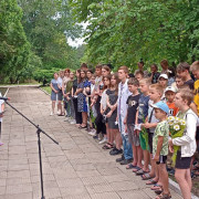 «Русичи» приняли участие во Всероссийской акции «Минута молчания» в п. Венцы-Заря.