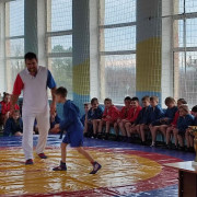 Открытые соревнования муниципального по самбо среди юношей и девушек