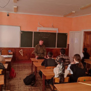 Работа казаков-наставников в СОШ №16 им. И.П. Федорова