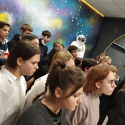 Казачата посетили Зал Славы космонавтики в музее Боевой и трудовой Славы поселка Венцы