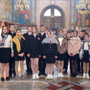Казачата района приняли участие в богослужении по освещению гуманитарного груза