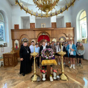 Казачата посетили храм Великомученика Георгия Победоносца
