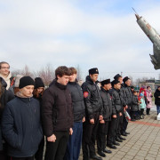 Казачата приняли участие в мероприятиях, посвященных Дню защитника Отечества