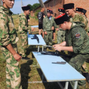 Прошли соревнования среди воспитанников казачьих клубов