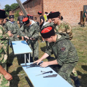 Прошли соревнования среди воспитанников казачьих клубов