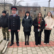 Митинг, посвященный 81 годовщине снятия блокады Ленинграда и 82 годовщине освобождения Гулькевичского района