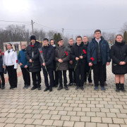 Митинг, посвященный 81 годовщине снятия блокады Ленинграда и 82 годовщине освобождения Гулькевичского района