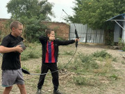 Юные казачата из военно-патриотического клуба «Русичи» продолжают активные тренировки