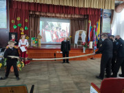 В СОШ № 12 им. А.В. Суворова состоялось посвящение в казачата.