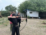 Юные казачата из военно-патриотического клуба «Русичи» продолжают активные тренировки