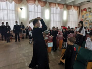 В СОШ № 12 им. А.В. Суворова состоялось посвящение в казачата.