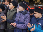 В казачьей школе открыли памятник русскому святому и приняли в казачата первоклассников