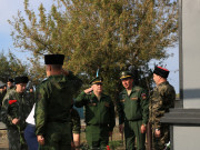 Казачья молодежь на военно-полевом сборе казаков