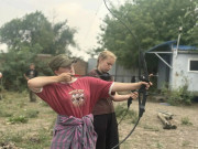 Юные казачата из военно-патриотического клуба «Русичи» продолжают активные тренировки