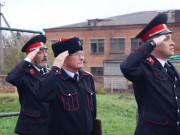 Традиционная линейка в 19 казачьей школе станицы Скобелевской 