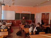 Работа казаков-наставников в СОШ №16 им. И.П. Федорова