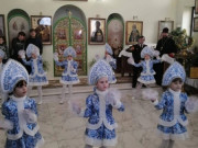 Театральное рождественское представление от юных казачат