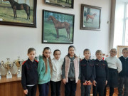Казачата посетили музей и хозяйство конезавода в п. Восход