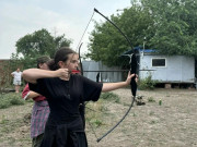 Юные казачата из военно-патриотического клуба «Русичи» продолжают активные тренировки