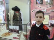 Посещение выставки «На службе Отечеству. Страницы истории Кубанского казачьего войска»