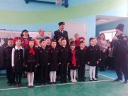 Казачата  открыли месячник военно-патриотического воспитания