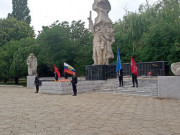 «Русичи» приняли участие во Всероссийской акции «Минута молчания» в п. Венцы-Заря.