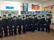 Казачата посетили Кропоткинский кадетский казачий корпус имени А. Г. Трошева в День открытых дверей